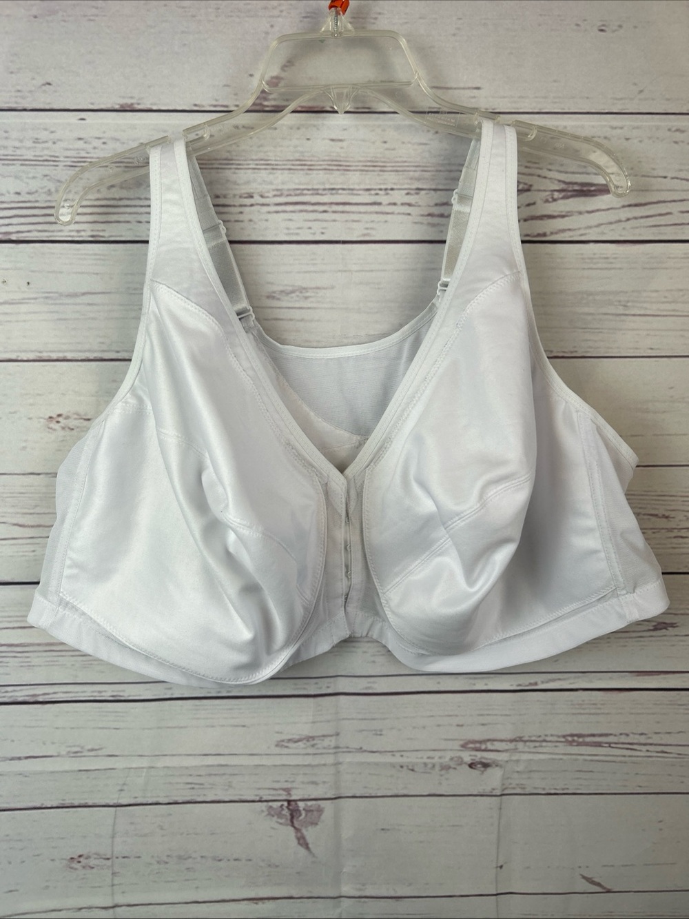 Glamorise 54DD MagicLift Front Closure Posture Back Bra 1265 White No Wire